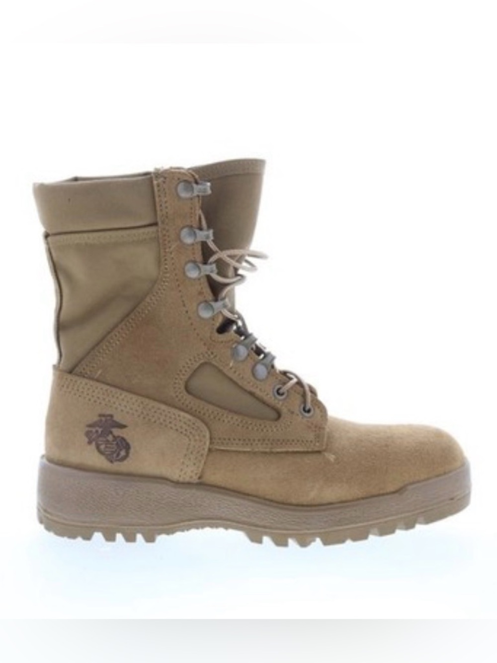 McRae USMC Hot Weather Combat Boots Coyote Brown EGA Military Size 12W